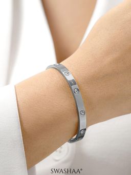 SWASHAA - Silver Bree Band Bracelet