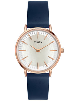 Timex - Round 32mm White Dial Analog Women Watch - TWEL15605