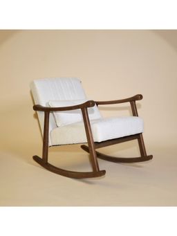 Muun Home - Astra Boucle Rocking Chair - White