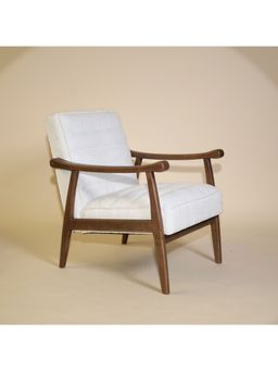 Muun Home - Rhea Boucle Armchair - White