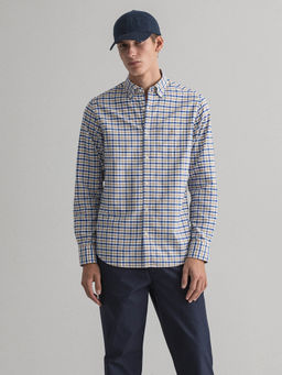 GANT - Khaki Checks Casual Shirt