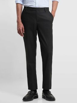 Arrow - Grey Dobby Hudson Regular Fit Trousers