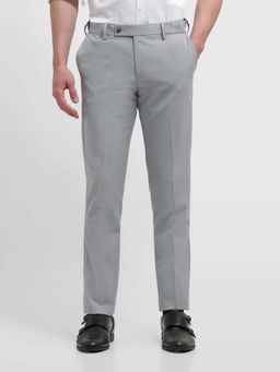 Arrow - Grey Textured Dobby Trousers