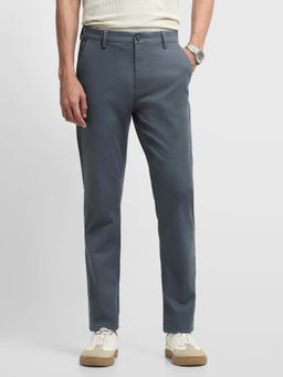 Arrow Sports - Blue Twill Jackson Regular Fit Trousers
