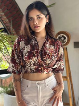 Tandul - Women Stunning Printed Crop Top