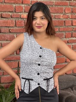 Tandul - Women Printed Sleeveless Multicolor Top