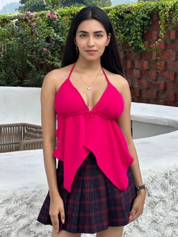 Tandul - Women Stylish Pink Bralette Top