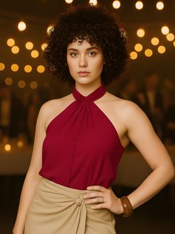 Don’t be basic - Magenta Solid Top