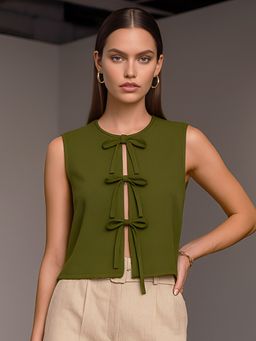Don’t be basic - Olive Solid Top
