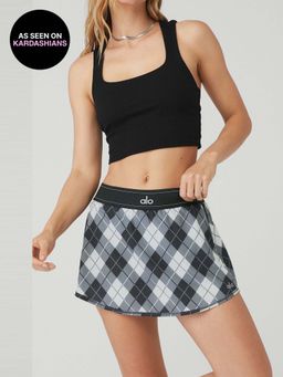 Alo - Soft Ribbed Chic Bra Tank Black