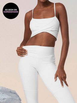 Alo - Airbrush Enso Bra White