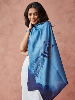 Fabindia - Blue Modal Tie Dye Stole