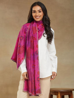 Fabindia - Purple Silk Stole