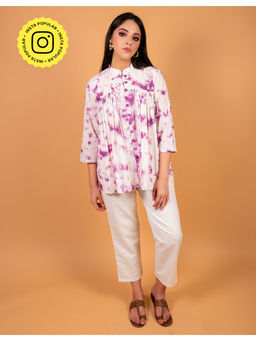 Priya Chaudhary - Purple Kurtas (Set of 2)