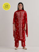 Red color option, Sold out, Currently selected