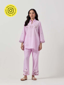 Priya Chaudhary - Pink Co-Ord (Set of 2)