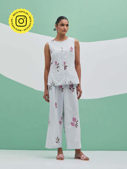 Priya Chaudhary - Sky Blue Co-Ord Set