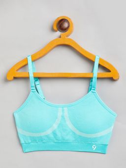 C9 Airwear - Blue Ribbed Branded Bra