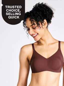 Nykd by Nykaa - InvisiBlend™ Bonded Seamless Non Padded Non Wired Shaping Bra NYB325-R Brown