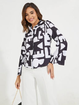 Styli - Women Multi Color Abstract Print Buttoned Regular Fit Shirt