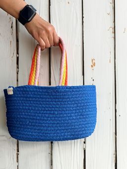 JASMEY HOMES - Blue Storage Basket