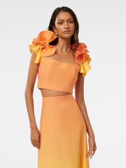 Forever New - Rachel Petite Ruffle Crop Top