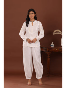 Jiraazi - Gold Lurex Cotton Top