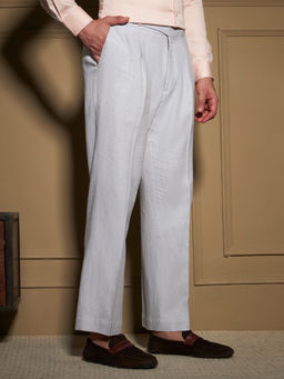 Philocaly - Riven Off White Formal Trouser