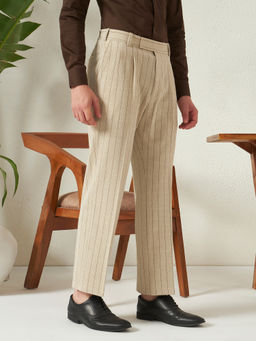 Philocaly - Luka Beige Formal Trouser