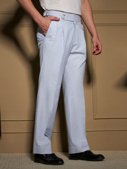 Philocaly - Filo Blue Formal Trouser