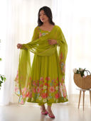 Green color option, Currently selected