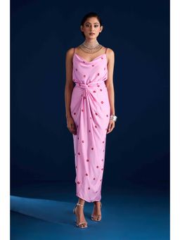 Aapro Label - Eraya Concept Pink Saree