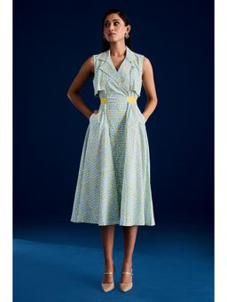 Aapro Label - Nara Trench Dress - Blue