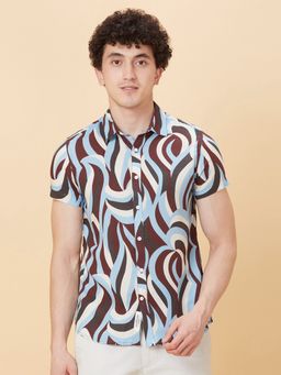Being Human - Multi-Color Shirt Half Sleeves Double Collar