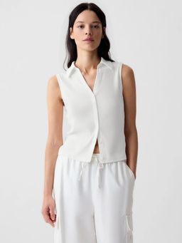 GAP - Women White Shirt-Style Top