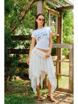 Bonkers Corner - Women White You Got This Baby Top