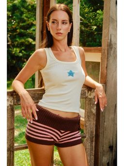 Bonkers Corner - Women Yellow Star Tide Tank Top