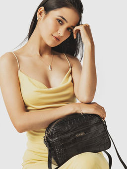 SENNES - Fortuna Black Crossbody Bag (M)