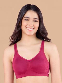 Nykd by Nykaa - Encircled with love Cotton Shape & Support Non Padded Non Wired NYB169 Berry