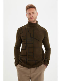 Trendyol - Man Khaki Sweater