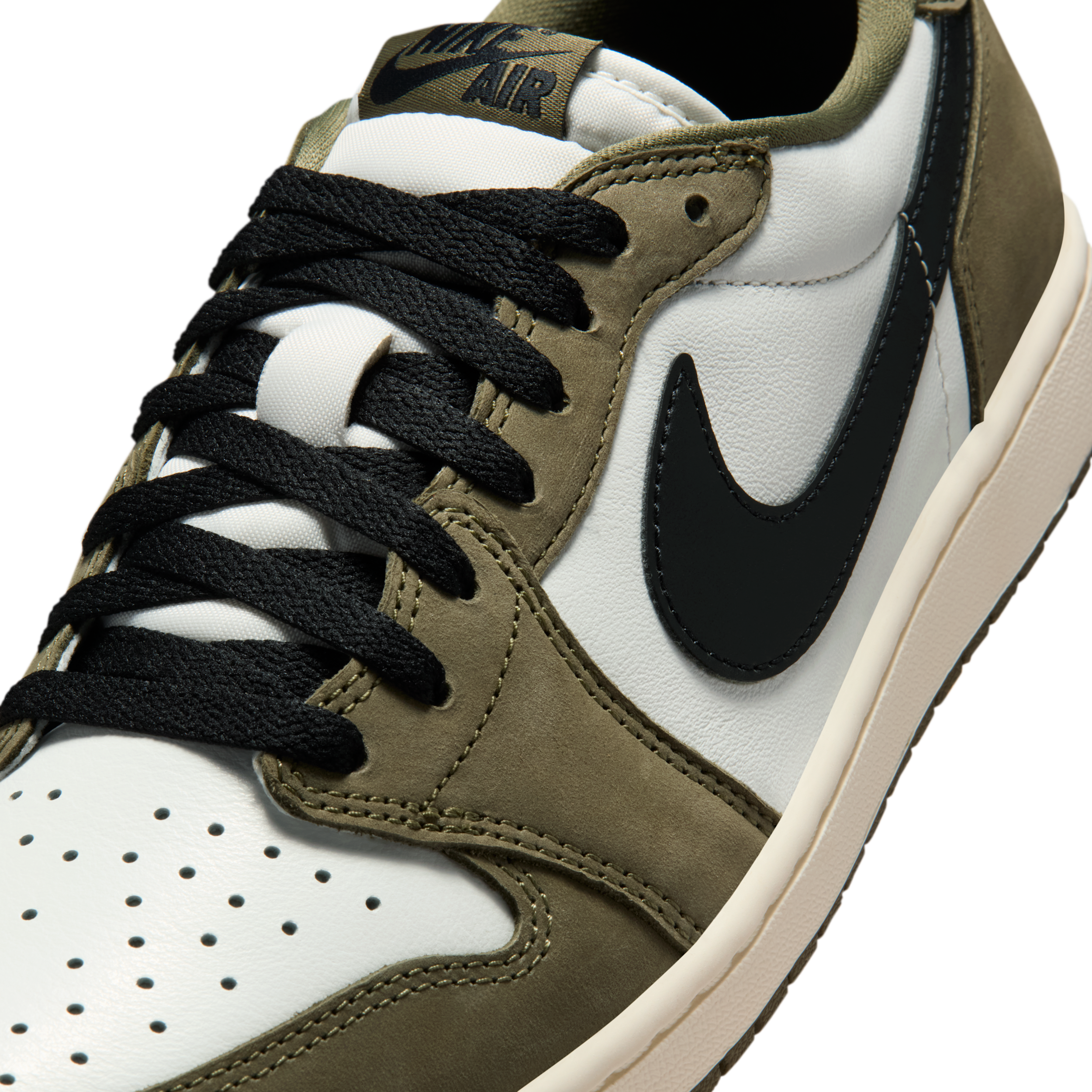 Buy Air Jordan 1 Retro Low 'Medium Olive and Summit White' Men's