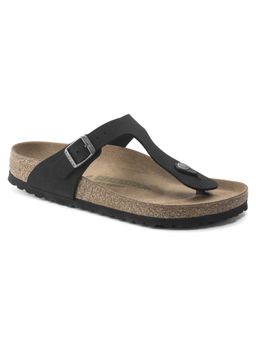 Birkenstock - Gizeh Vegan Women Black Birko-Flor Nubuck Sandals