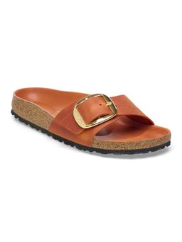 Birkenstock - Madrid Big Buckle Women Orange Natural Leather Oiled One Strap Sandals