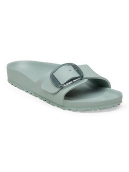 Birkenstock - Madrid Big Buckle Women Green Eva One Strap Sliders