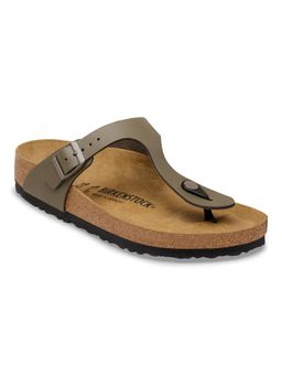 Birkenstock - Gizeh Unisex Grey Natural Leather Sandals