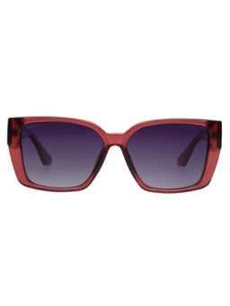 Scott Sunglasses - Womens Grey Lens Red Square Uv Protection Sunglasses-3078Pl Paloma C3 (56)