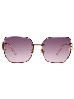 Scott Sunglasses - Womens Pink Lens Rose Gold Oversized Uv Protection Sunglasses-3084 Alona C2 (59)