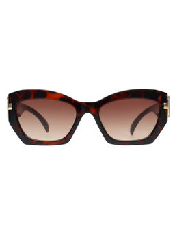 Scott Sunglasses - Womens Brown Lens Red Cateye Uv Protection Sunglasses-3089 Tomie C2 (54)