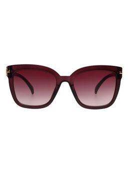 Scott Sunglasses - Womens Red Lens Maroon Square Uv Protection Sunglasses-3090 Mima C3 (54)