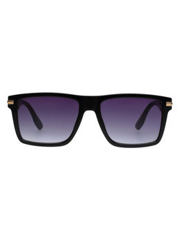 Scott Sunglasses - Mens Purple Lens Black Square Uv Protection Sunglasses-3092 Enzo C1 (55)